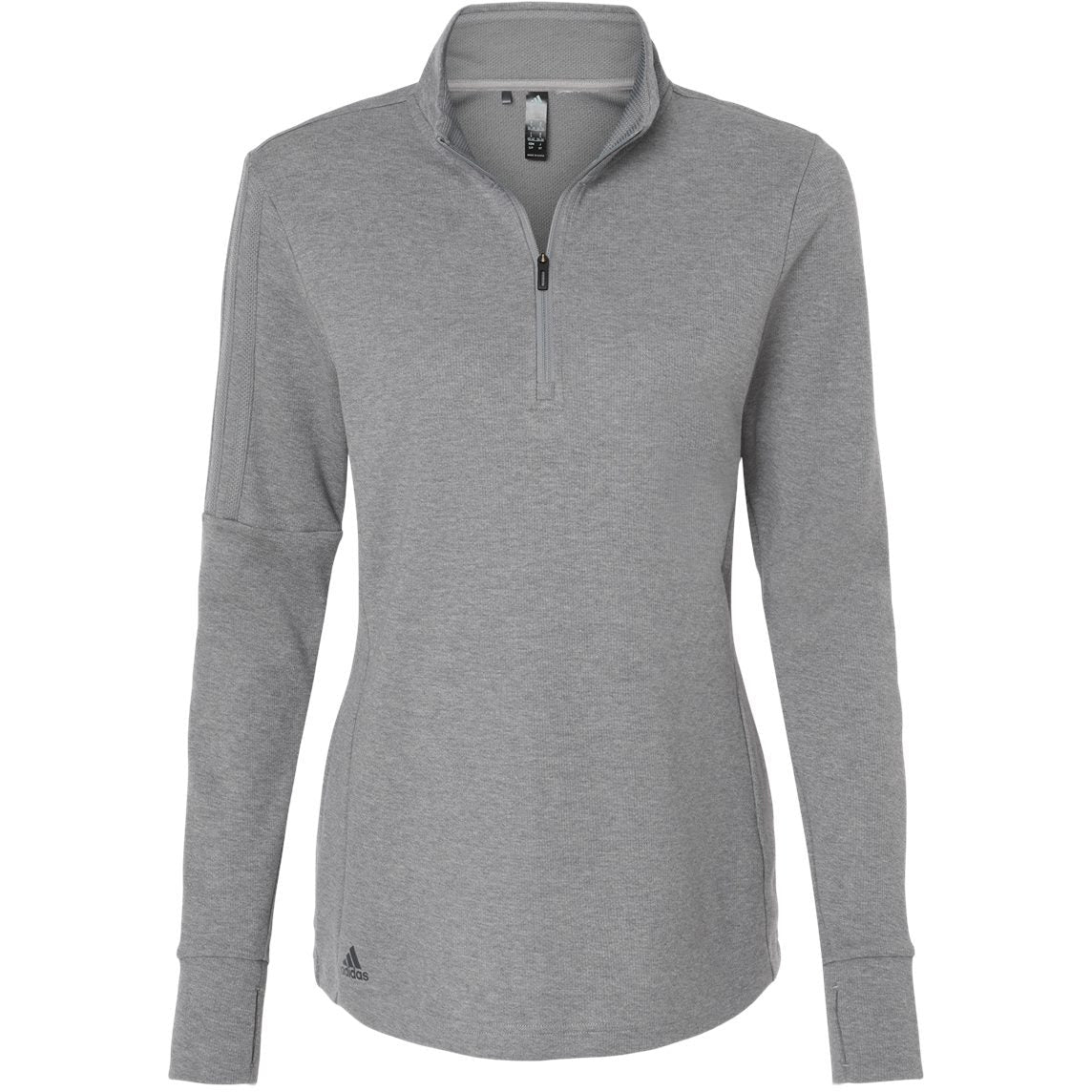 Women's Standard Quarter-Zip: Adidas 3-Stripe